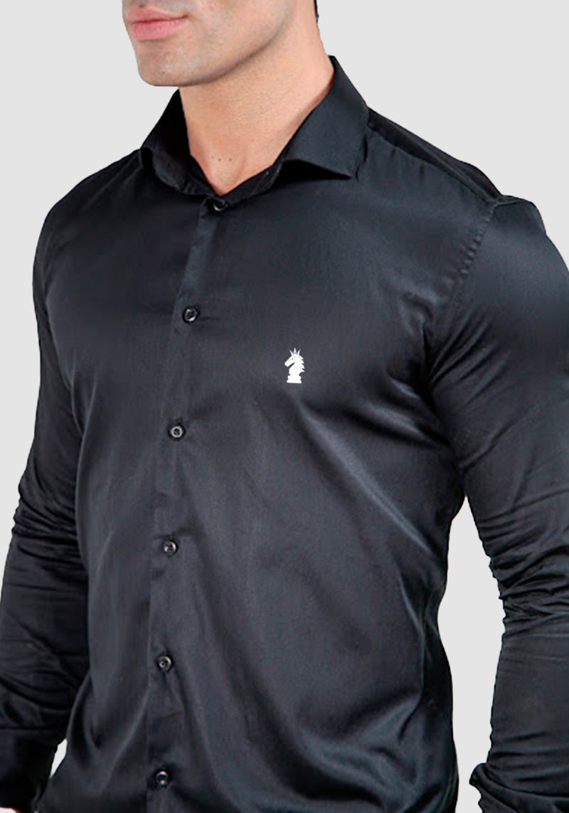 Camisa Slim Fit Algodão Egípcio