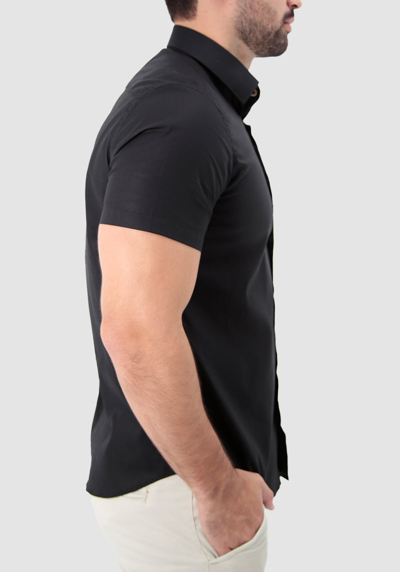 Camisa Manga Curta Slim Fit Básica