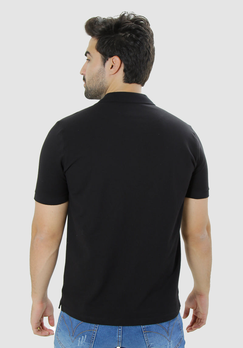 Polo Cotton Pima com Elastano Lisa