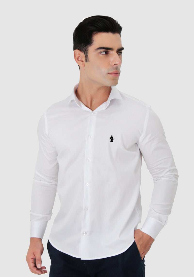 Camisa Slim Fit Algodão Egípcio