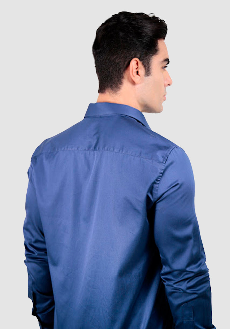 Camisa Slim Fit Algodão Egípcio